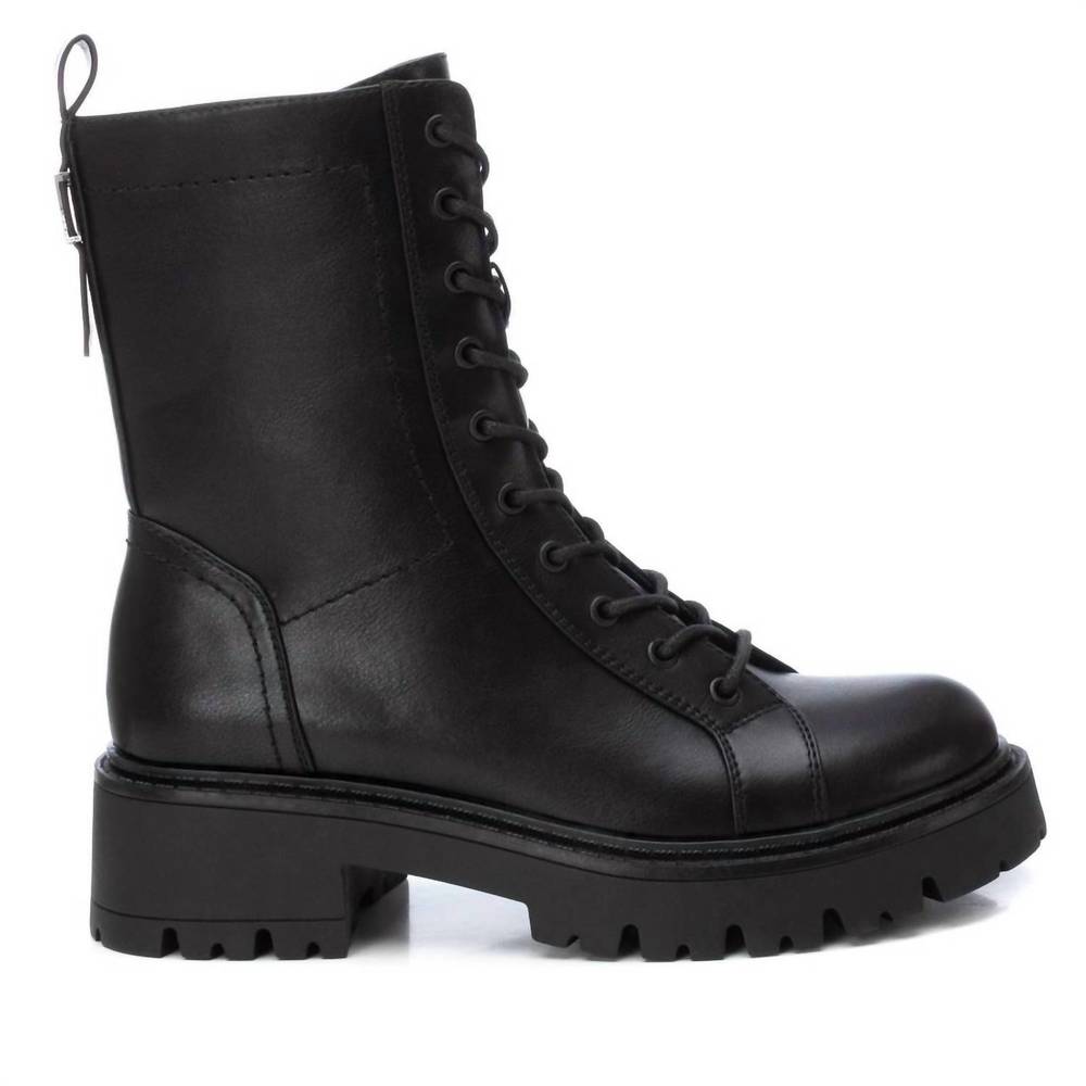 NEW XTI women's combat booties in black